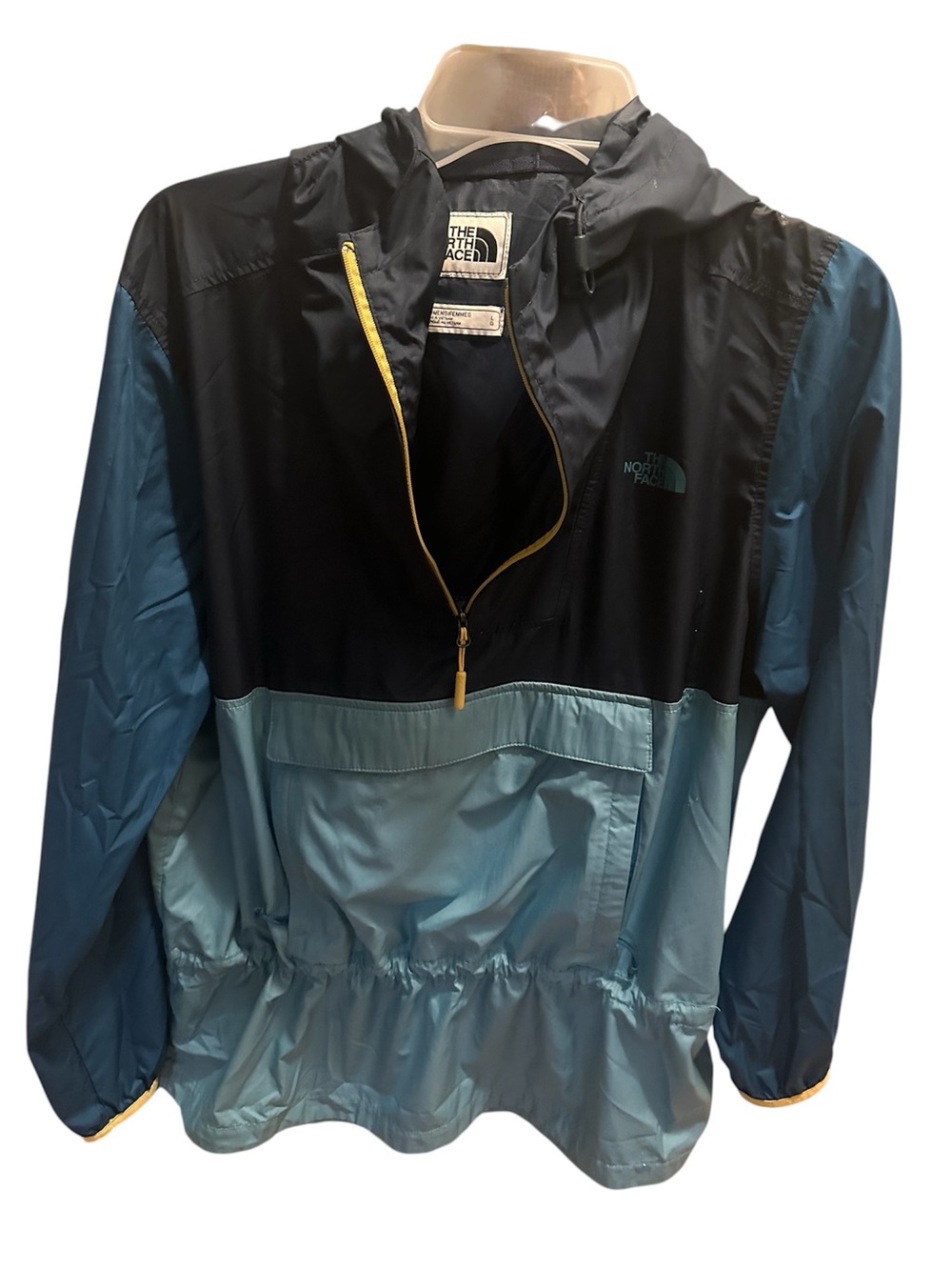 The North Face Women's Two-Tone Black and Blue Utility Jacket